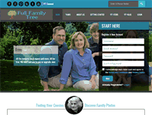 Tablet Screenshot of fullfamilytree.com